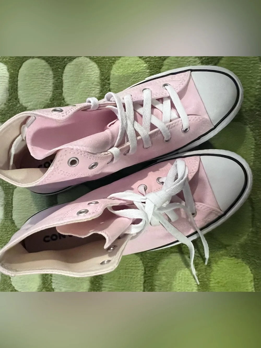 7 Converse Chuck Taylor All Star Pale Pink High-Top Canvas Sneakers shoes NEW - Picture 5 of 12